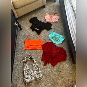 Colorful Crop Top Collection all size S/M